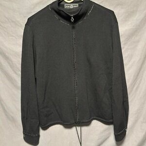 St. John Sport by Marie Black Full Zip Santana Knit Women's Jacket And Top Set